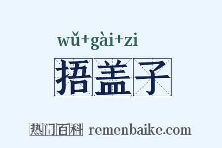 捂盖子是什么意思的图片
